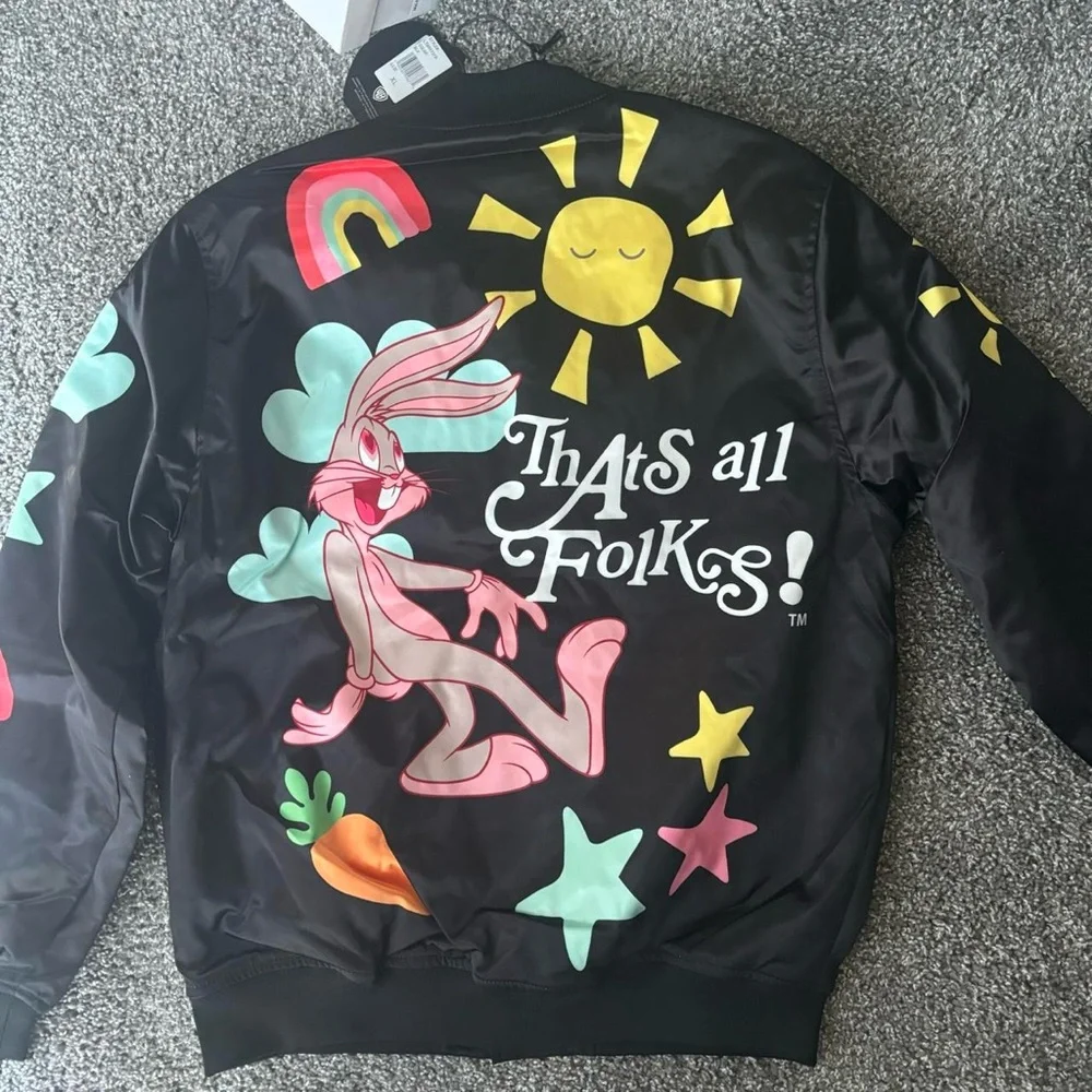 Looney Tunes Freeze Max Satin Bomber Jacket - Picture 4 of 4
